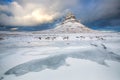 the beautiful Kirkjufell mountain, Snaefellsness peninsula, Iceland