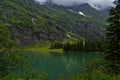 Lake in a valley in the Kitzbuehel Alps in Austria