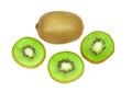Beautiful kiwi fruit isolated Royalty Free Stock Photo