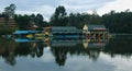 Beautiful kodaikanal boat house at early morning with reflections. Royalty Free Stock Photo