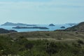 Beautiful komodo island inside of national park in indonesia