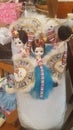 The beautiful Korean Dolls from the Antique shop Royalty Free Stock Photo