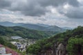 Beautiful korean landscape with gloomy skies