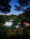 Beautiful Krka waterfalls, Croatia