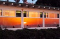 Sunset oceanview reflection on the glasses, La Jolla Cove, California