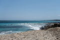 Beautiful La Pelosa beach in Stintino, Sardinia, Italy Royalty Free Stock Photo