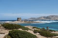 Beautiful La Pelosa beach in Stintino, Sardinia, Italy Royalty Free Stock Photo