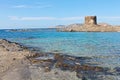 Beautiful La Pelosa beach in Stintino, Sardinia, Italy Royalty Free Stock Photo