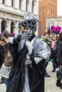 Beautiful lady masks during the Venice carnival