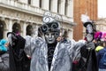 Beautiful lady masks during the Venice carnival