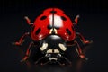Beautiful ladybug. Generative AI Royalty Free Stock Photo