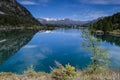 Beautiful Lago d`Aviolo with Reflection and a tree