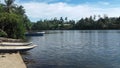 Koggala lagoon sri lanka madol doowa boat parking