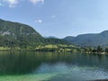 Beautiful lake Bohinj in Slovenia