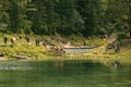 A beautiful lake called Green Lake in Austria