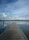 Beautiful lake in Denmark. Royalty Free Stock Photo
