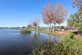 Beautiful Lake Dora in Wooten Park Royalty Free Stock Photo