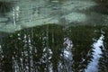 Beautiful lake in the forest of Estonia