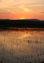 Beautiful lake and hills Royalty Free Stock Photo