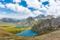 Beautiful lake at Kashmir Great lakes trek in hill station of Sonamarg, Jammu and Kashmir. Royalty Free Stock Photo