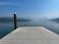 Beautiful Lake McDonald in Glacier National Park by West Glacier in Montana Royalty Free Stock Photo