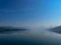 Beautiful Lake McDonald in Glacier National Park by West Glacier in Montana Royalty Free Stock Photo