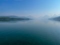 Beautiful Lake McDonald in Glacier National Park by West Glacier in Montana Royalty Free Stock Photo