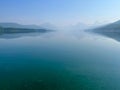 Beautiful Lake McDonald in Glacier National Park by West Glacier in Montana Royalty Free Stock Photo