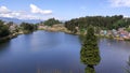 A beautiful lake in Mirik Royalty Free Stock Photo