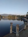 beautiful lake in the morning, location of Curup Rejang Lebong