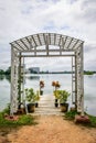 nice place to relax beside Inya lake, Yangon, Myanmar Royalty Free Stock Photo