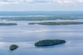 Beautiful lake Pielinen and islands, Koli National Par Royalty Free Stock Photo