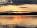 Beautiful Lake Pleasant sunset