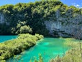 Beautiful Lake in Plitvice National Park in Croatia