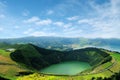 Beautiful lake of Sete Cidades, Azores, Portugal Europe Royalty Free Stock Photo