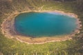 Beautiful lake of Sete Cidades, Azores, Portugal Europe Royalty Free Stock Photo