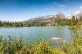 Beautiful Lake Strbske Pleso in High Tatras of Slovakia Royalty Free Stock Photo