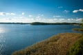 Beautiful lake in summer day