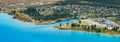 Lake Tekapo view from Mount John Royalty Free Stock Photo