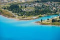 Lake Tekapo view from Mount John Royalty Free Stock Photo