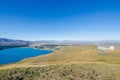 Beautiful Lake Tekapo view from the summit of Mount John Royalty Free Stock Photo