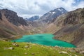 Beautiful lake in Tien Shan mountains, Kirgizstan