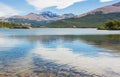 Beautiful lake on the way to the Fitz Roy Mountain, Patagonia Argentina. Royalty Free Stock Photo