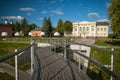 Beautiful lake Zarasas summer day. Lithuania.