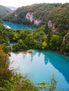 The beautiful lakes cascade in Plitvice National Park, Croatia