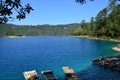 Montebello Lakes in Chiapas Mexico Royalty Free Stock Photo