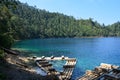 Montebello Lakes in Chiapas Mexico Royalty Free Stock Photo