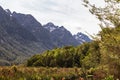 Beautiful lakes of the South Island. Lake Mirror. New Zealand Royalty Free Stock Photo