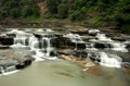 Beautiful Lakhaniya Dari Water Fall Royalty Free Stock Photo