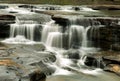 Beautiful Lakhaniya Dari Water Fall with silky white water Royalty Free Stock Photo